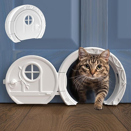 Gnome® Door Cat Door for Interior Doors by PurrfectPortal