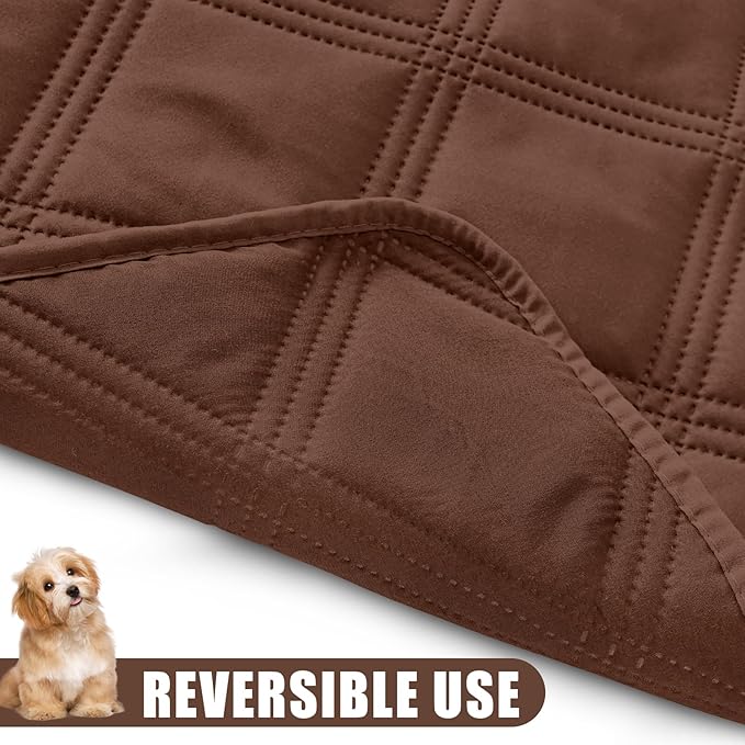 Smiry Waterproof Dog Bed Cover Blanket 68x82, Soft Reversible Pet Blanket - Image 3