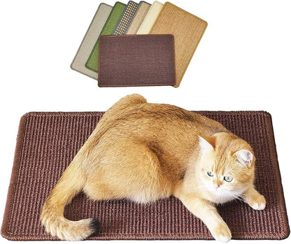 Cat Scratching Mat, 23.6 x 15.7inch Sisal Cat Scratchers by Pethave