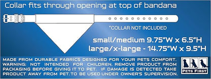 Pets First Collegiate Pet Accessories, Reversible Bandana, Penn State Nittany - Image 4