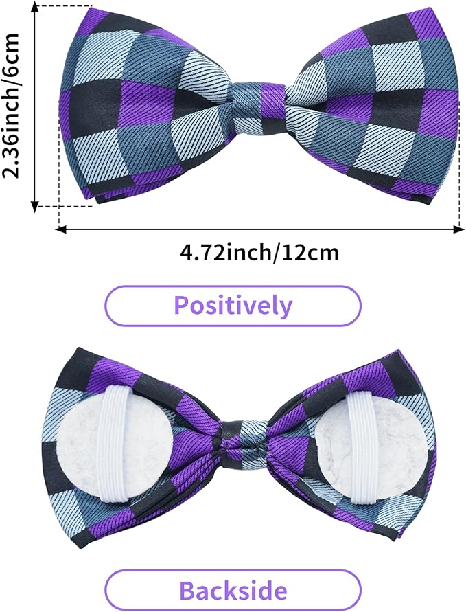 PET SHOW 5 Pack Pet Big Dogs Collar Embellishment Attachment Bow Ties - Image 2