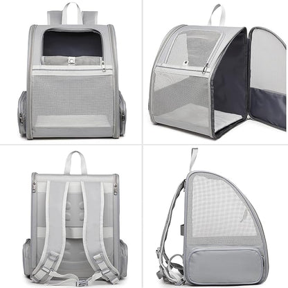 Texsens Pet Backpack Carrier for Small Cats Dogs | Ventilated Design, Safety - Image 3