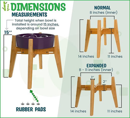 Dog Bowl Stand - Ideal for Large Breeds, Use to Elevate, Raise Pet Dishes - Image 5