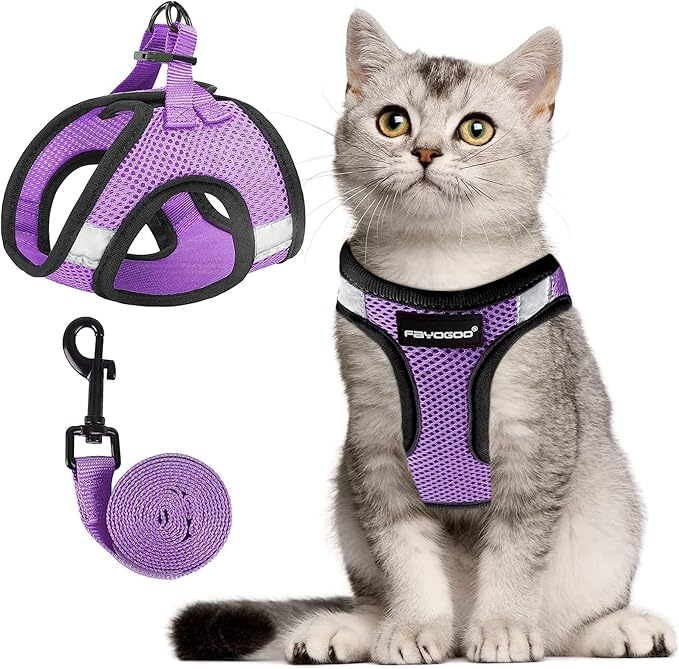 FAYOGOO Cat Harness, Cat Leash and Harness Set by FAYOGOO
