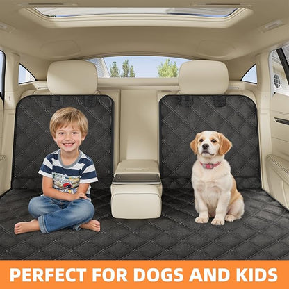 Simple Trending Dog Car Seat Cover, Back Seat Pet Bed Mat Protector Waterproof - Image 2