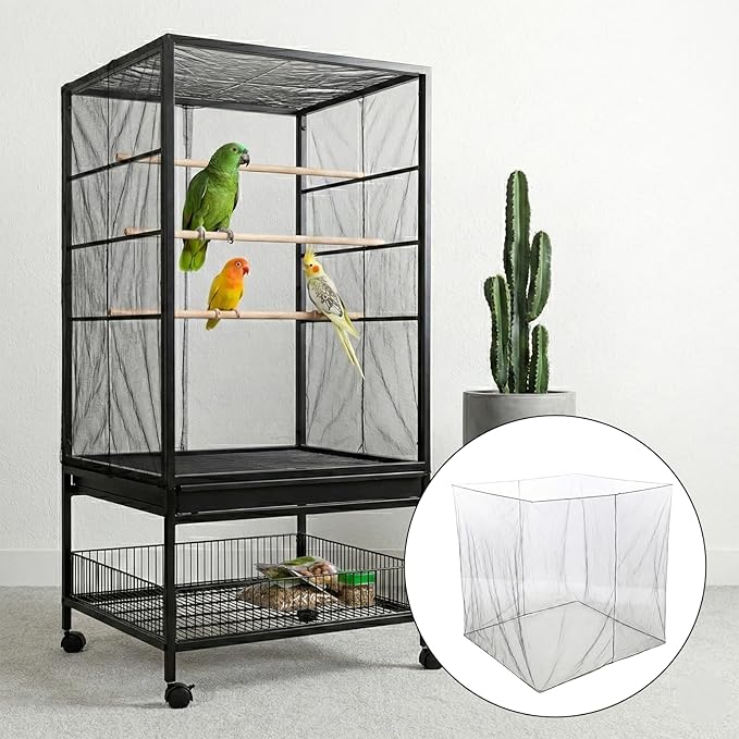 Large Bird Cage Seed Cather - Image 5
