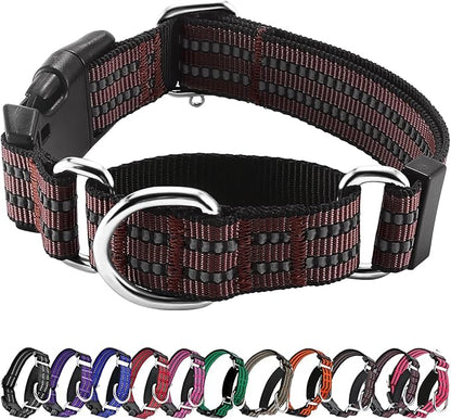 Hikiko Martingale Dog Collars Reflective Nylon Dog Collar by Hikiko