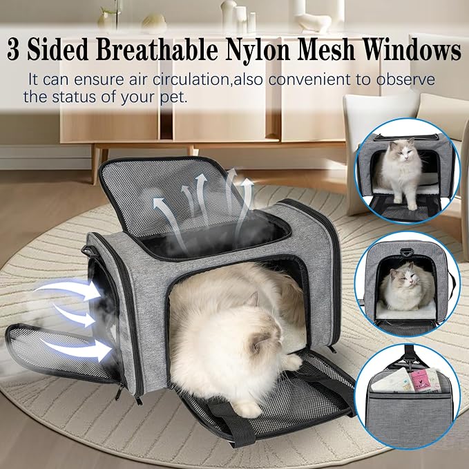 Top tasta Dog Cat Carrier Pet Carriers - Image 2