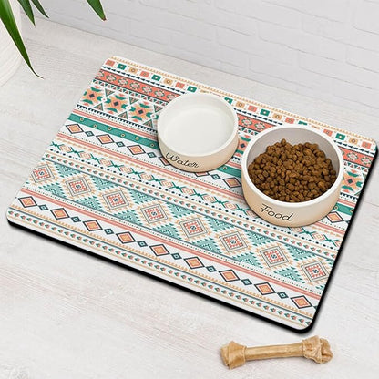 Pet Feeding Mat for Floors Waterproof Dog Mat for Food and Water Absorbent - Image 8