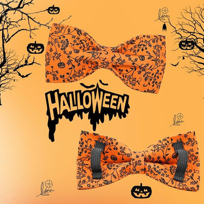 Halloween Dog Collar, Pet Collar Dog Bow Pumpkin Pet Collar Girl Boy Holiday - Image 6