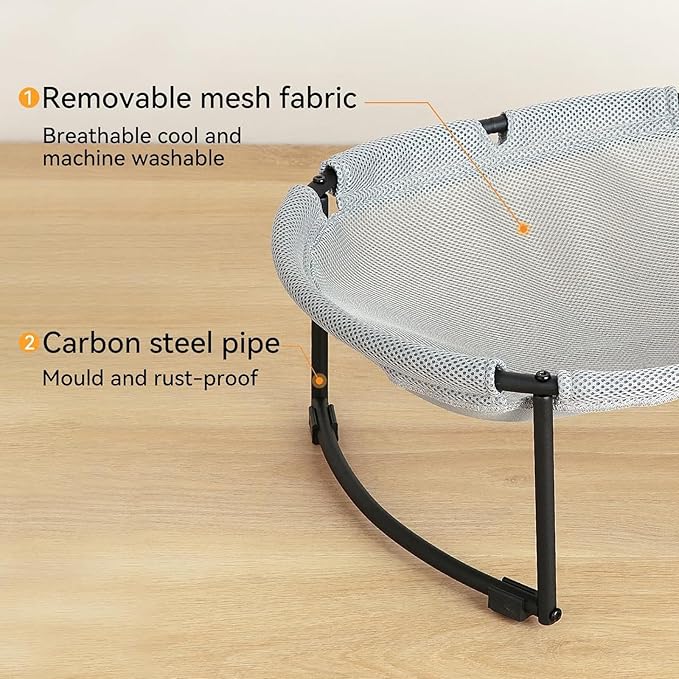 Cat Bed Hammock, Free-Standing Elevated Cat Bed - Image 3