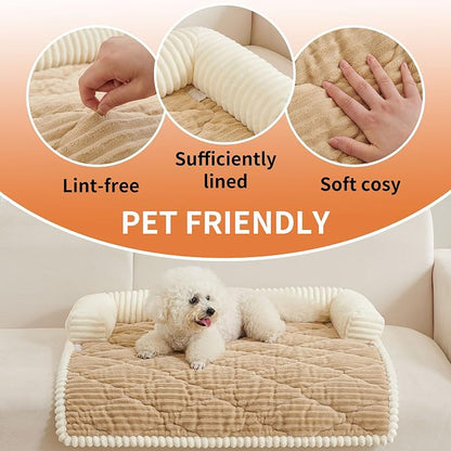 HAOMAIJIA Dog Couch Bed for Small Dogs, Non Slip Pet Couch Covers for Sofa - Image 5