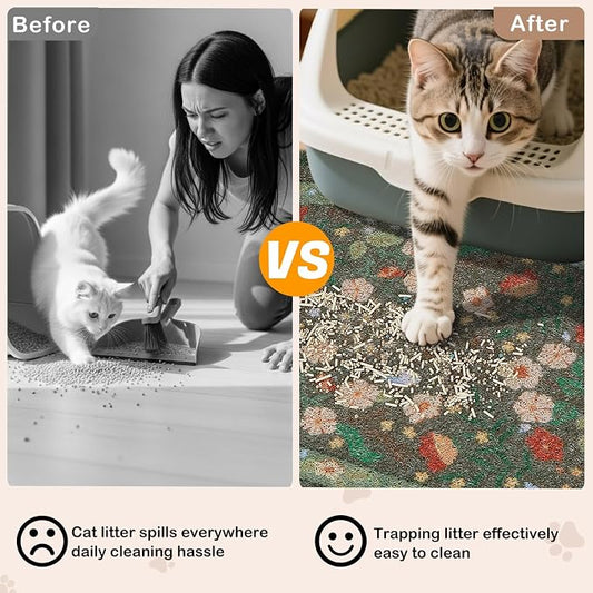 Bienbee Cat Litter Mat, Urine and Water Proof - Image 2