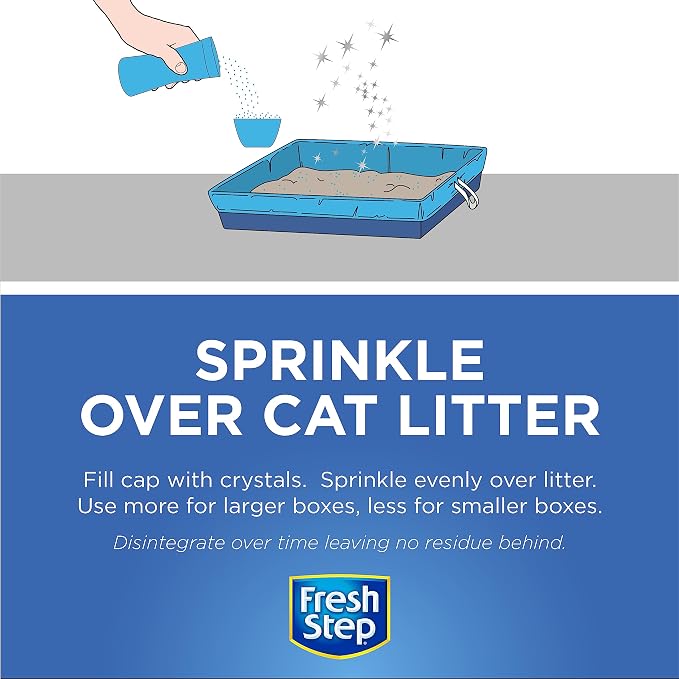 Fresh Step Cat Litter Crystals Deodorizer, Non Toxic Odor Neutralizing Crystals - Image 7