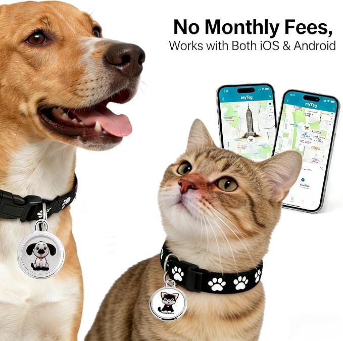 GPS Pet Tracker with Apple Find My Network, Android Compatibility, Real-Time - Image 4