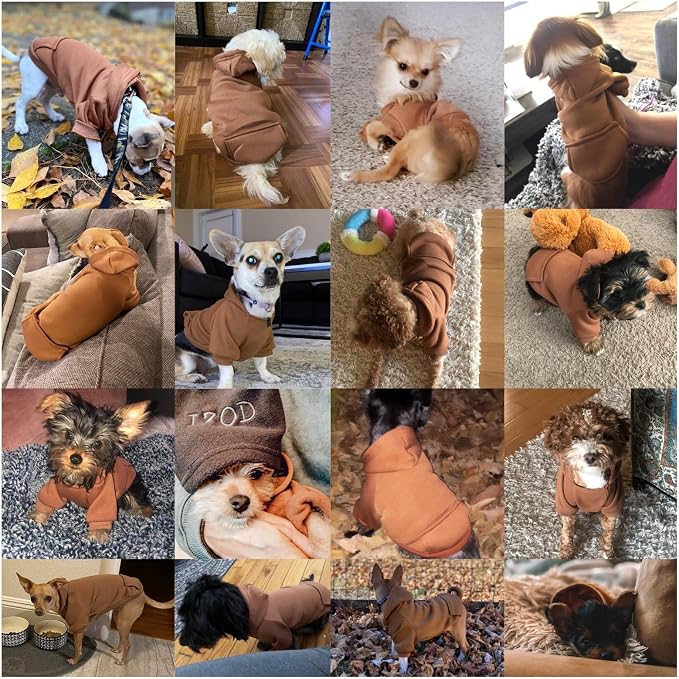 Jecikelon Winter Dog Hoodie Sweatshirts - Image 4