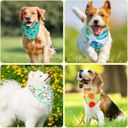 Eccliy 30 Pack Summer Fruit Dog Bandanas Bulk Soft Triangle Dog Scarfs - Image 5
