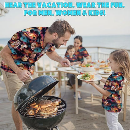 Custom Hawaiian Shirt with Face Photo Picture - Image 4