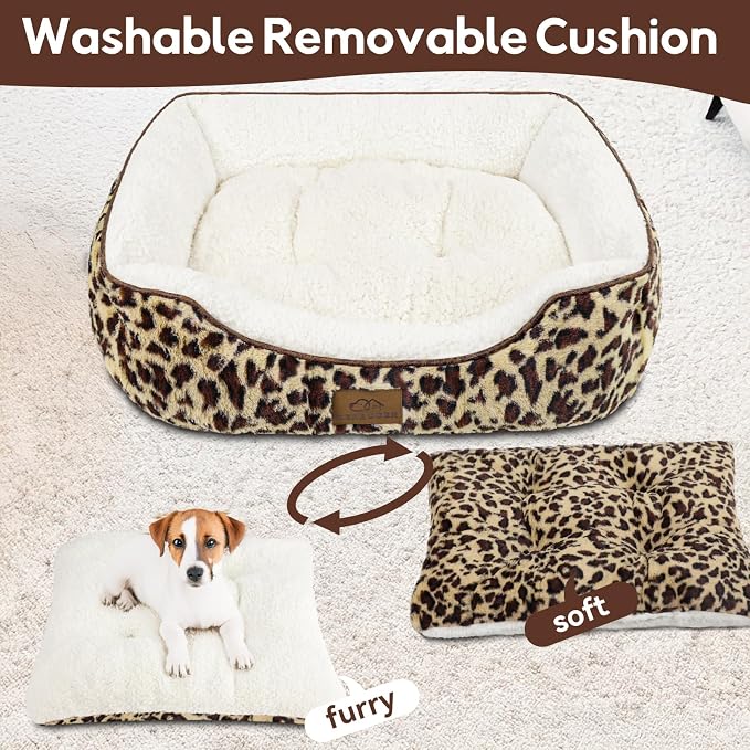 Rectangle Cat Dog Bed for Large Medium Small Pets Indoor Outdoor Machine - Image 2