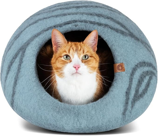 MEOWFIA Cat Cave – Premium Felt Cat Bed by MEOWFIA