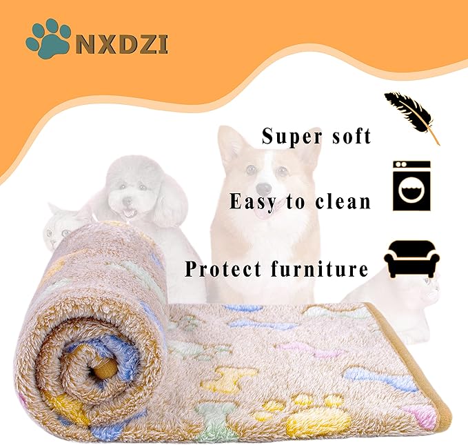 Dog Blankets for Large Dogs, 3 Pack Dog Blanket Washable 41" x 31", Fuzzy Soft - Image 7