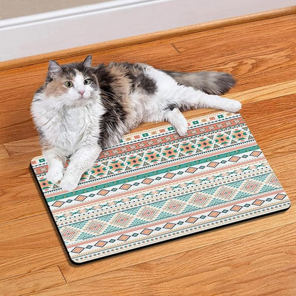 Pet Feeding Mat for Floors Waterproof Dog Mat for Food and Water Absorbent - Image 8