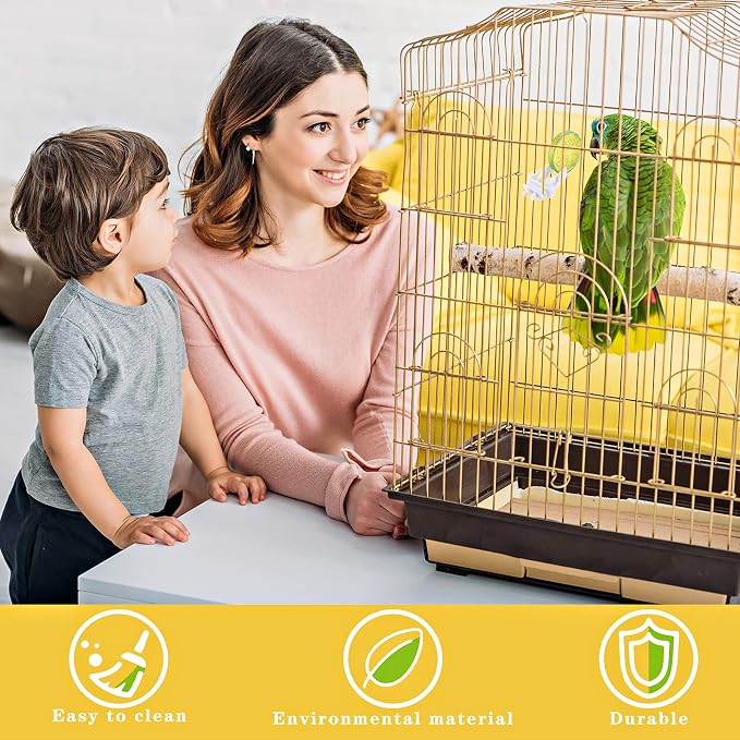 6 Pieces Bird Cage Food Holder Parrot Fruit Vegetable Clips Bird Cage Feeder - Image 6