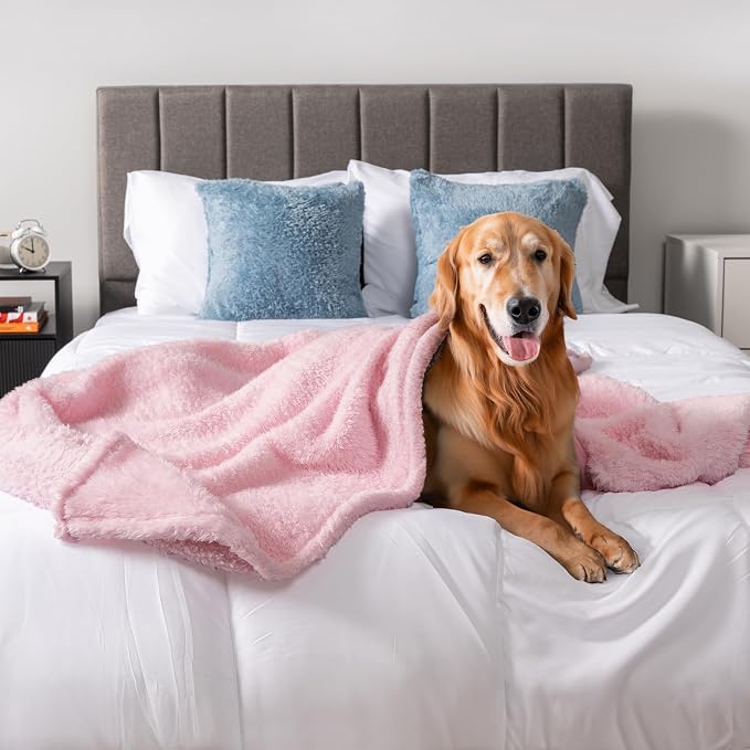 PetAmi Fluffy Waterproof Dog Blanket - Image 5