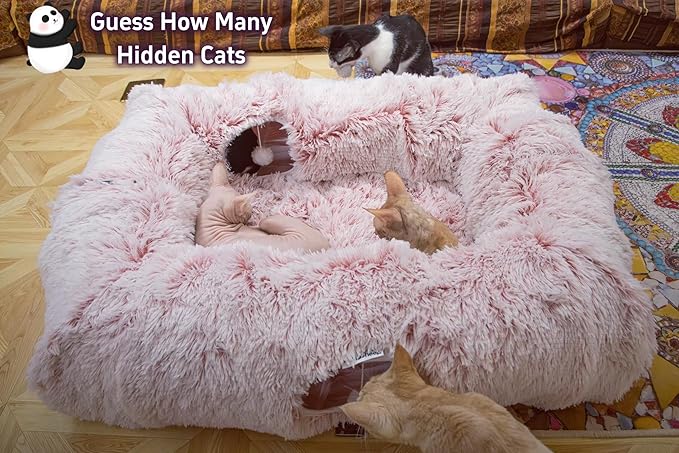 XxingSheep 4 Cave Shuttled XL Cat Tunnel Bed - Image 2