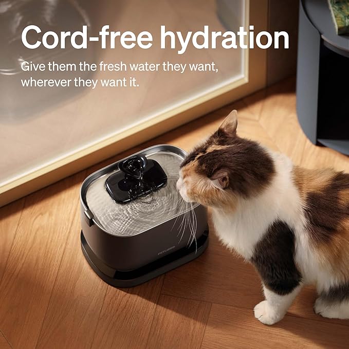 PETLIBRO Cat Water Fountain, Cordless Pet Water Fountain Battery Operated - Image 2