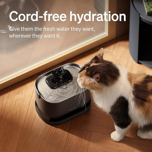 PETLIBRO Cat Water Fountain, Cordless Pet Water Fountain Battery Operated - Image 2