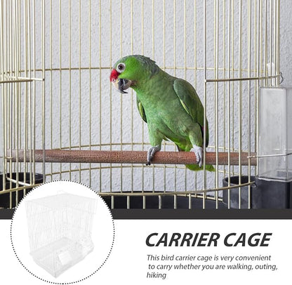 DECHOUS Metal Bird Cage Portable Parrot Carrying Cage Handheld Wire Bird Travel - Image 6