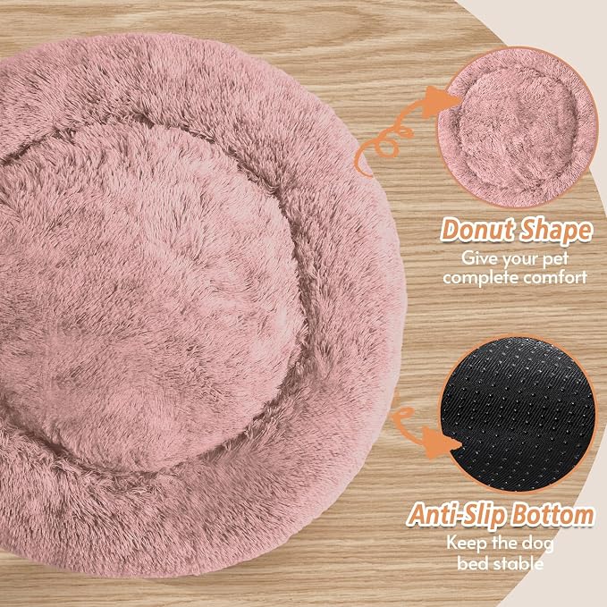 JOLLYVOGUE Calming Small Dog & Cat Bed - Image 3