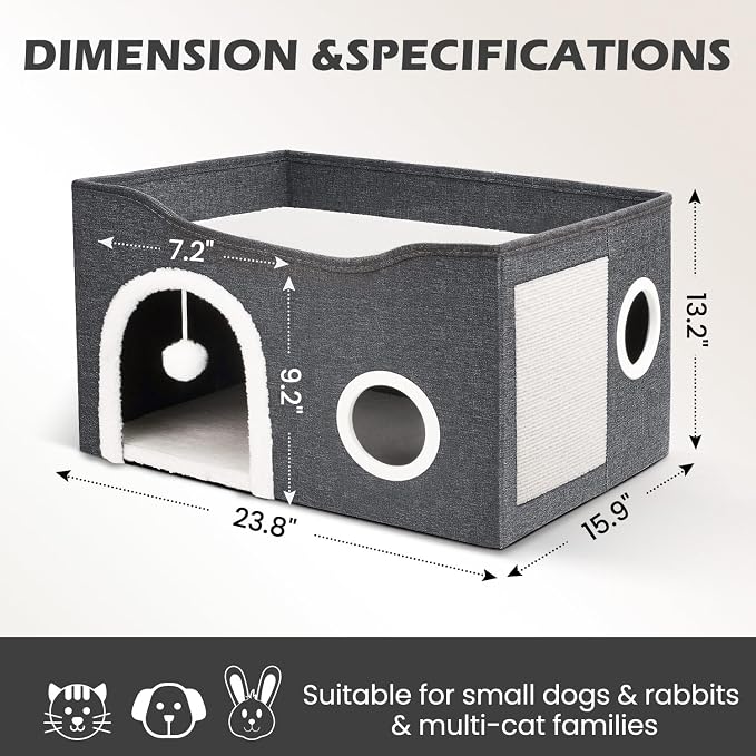 Heeyoo Cat House for Indoor Cats - Image 2