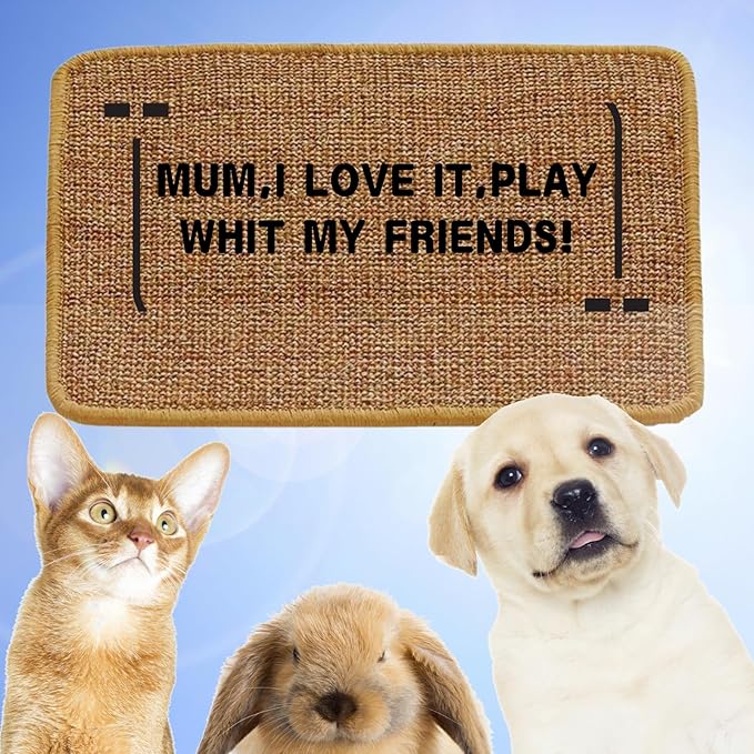 Cat Scratcher Mat, 23.6 X 15.7 Inch, sisal cat scratchers - Image 7