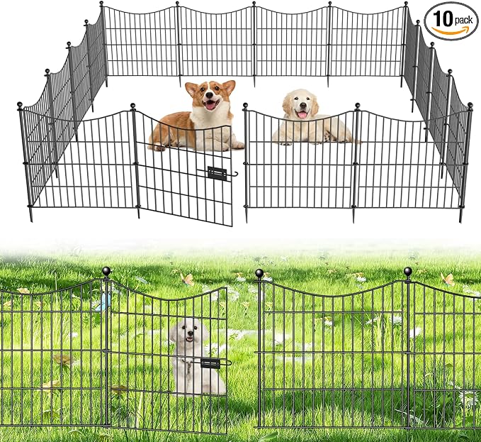 10 Panels Decorative Garden Fence by OutdoorFence