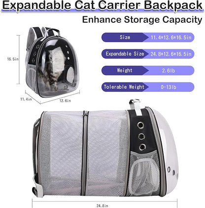 Expandable Cat Backpack Carrier Bubble - Image 2