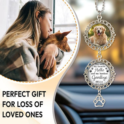 Hyturtle Personalized Pet Memorial Car Hanging Ornament - Image 3