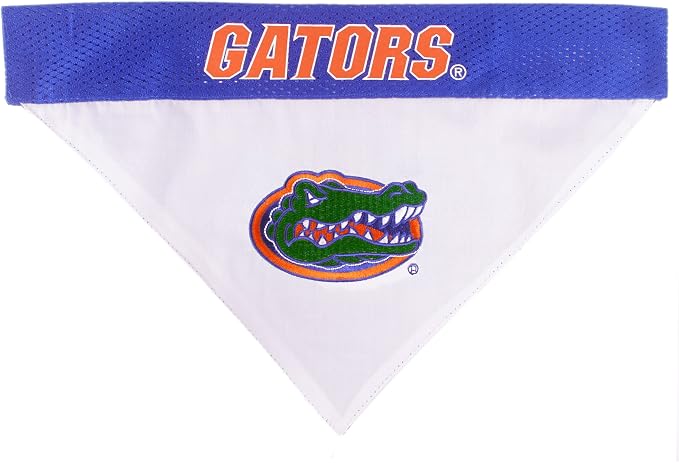Pets First Collegiate Pet Accessories, Reversible Bandana, Florida Gators Size - Image 3