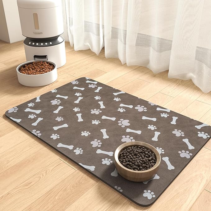 MontVoo Dog Food Mat-Pet Feeding Mat by MontVoo