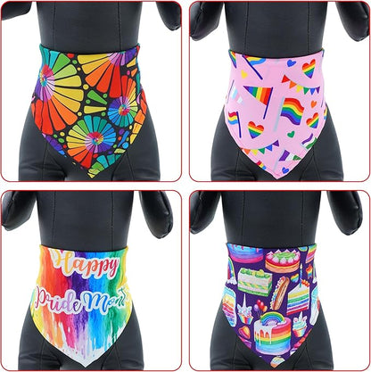 30 Pack Pride Dog Bandanas Bulk - Image 4