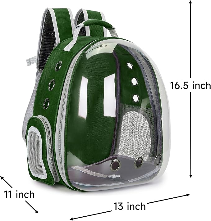 Cat Bubble Backpack Carrier for Small Medium Dogs Cats Carrying Bag, Airline - Image 7