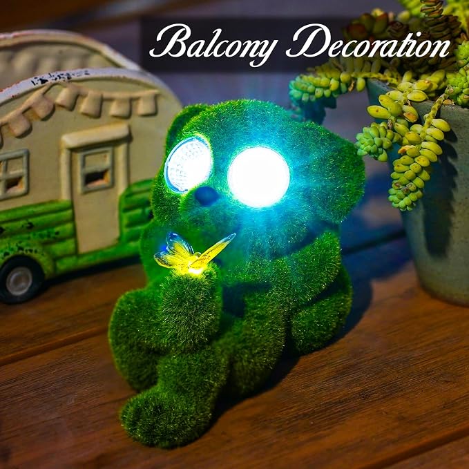 Solar Topiary Dog Garden Statue - Image 6
