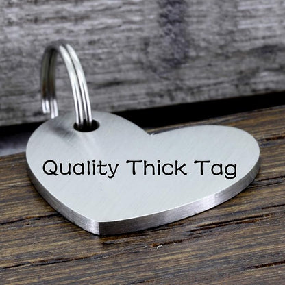 Ultra Joys Cat ID Tag Personalized Pet Tags, Durable Stainless Steel Small Pet - Image 5