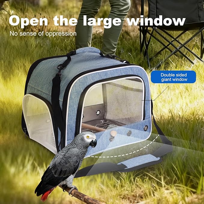 halinfer Bird Travel Carrier Cage - Image 7