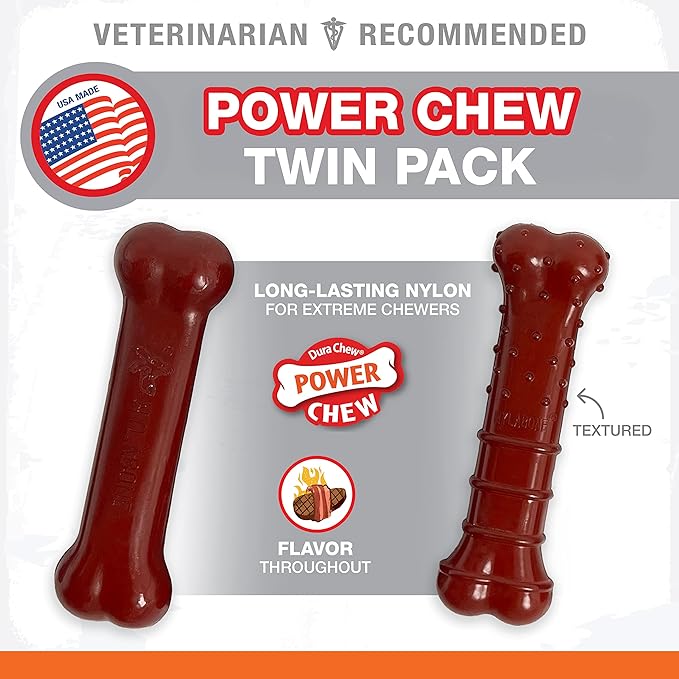 Nylabone Original & Textured Bone Power Chew Toy - Image 5
