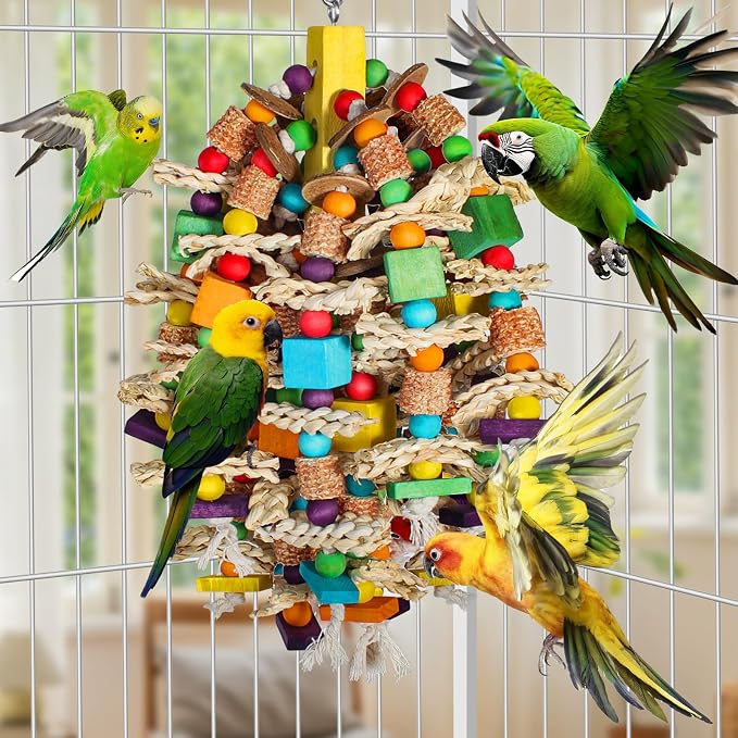 Medium Large Parrot Toys 20in Chewable Bird Toy - Image 6