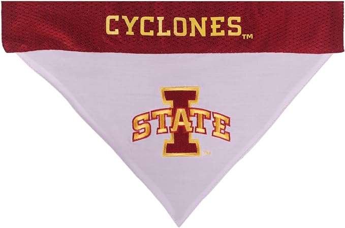Pets First Collegiate Pet Accessories, Reversible Bandana, Iowa State Cyclones - Image 2