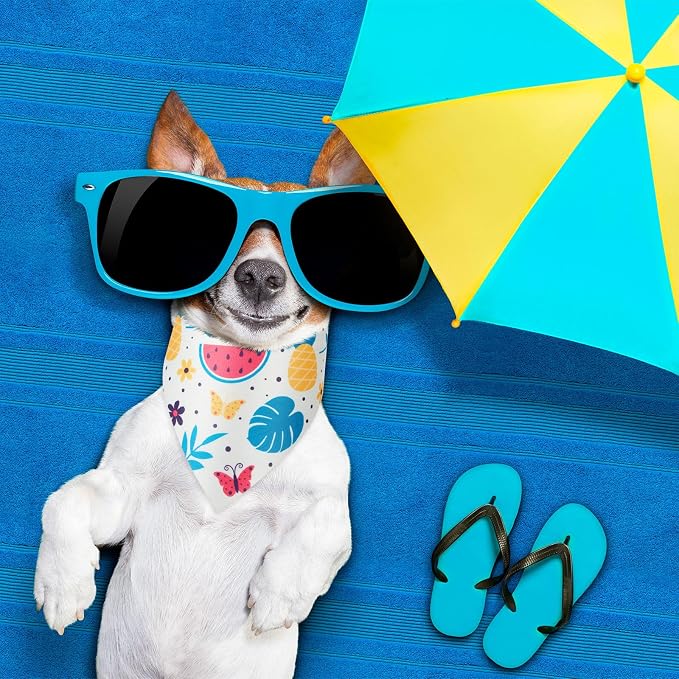 Weewooday 50 Pcs Fruit Dog Bandanas Bulk - Image 4