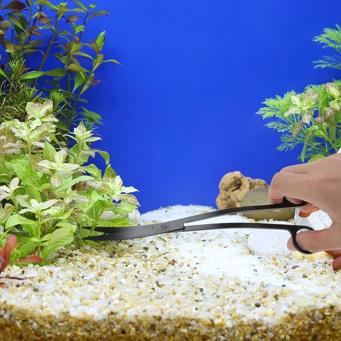 Stainless Steel Aquarium Scissors, Wave Design, Professional Aquaplant - Image 5